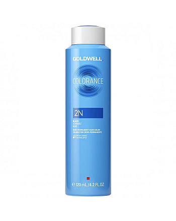 Goldwell Colorance - Тонирующая крем-краска для волос 2N черный натуральный 120 мл - hairs-russia.ru